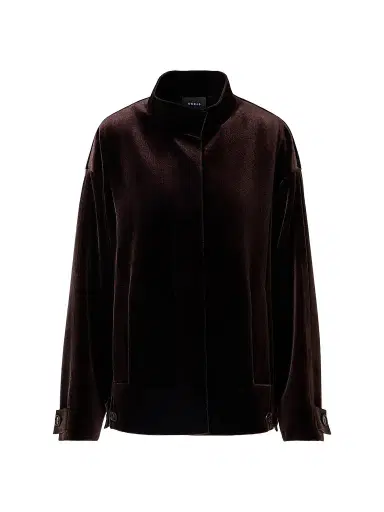 Akris Women's Huma Velvet Oversized Parka | Thumbnail 1 Akris Women's Huma Velvet Oversized Parka | Thumbnail 1