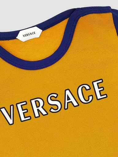 Versace Baby's, Little Kid's & Kid's Logo Jersey T-Shirt - Mustard - Size 3 | Thumbnail 3 Versace Baby's, Little Kid's & Kid's Logo Jersey T-Shirt - Mustard - Size 3 | Thumbnail 3