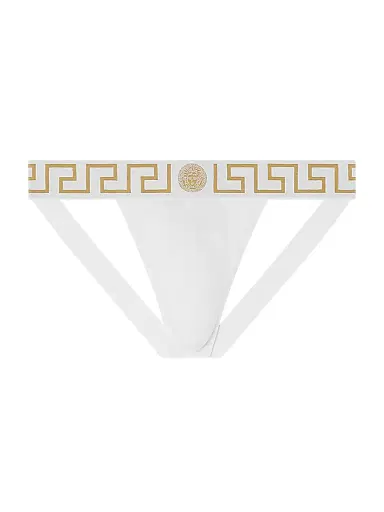 Versace Men's Medusa Stretch-Cotton Jock Strap | Thumbnail 1 Versace Men's Medusa Stretch-Cotton Jock Strap | Thumbnail 1