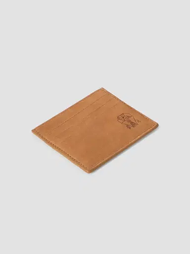Brunello Cucinelli Men's Nubuck Card Holder - Cognac | Thumbnail 3 Brunello Cucinelli Men's Nubuck Card Holder - Cognac | Thumbnail 3
