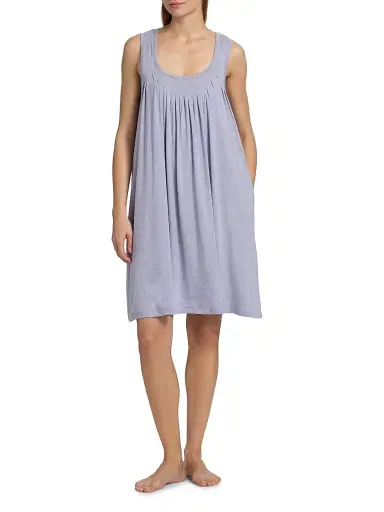 Papinelle Women's Kate Pintuck Nightie - Soft Lavender - Size Large | Thumbnail 3 Papinelle Women's Kate Pintuck Nightie - Soft Lavender - Size Large | Thumbnail 3