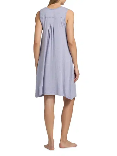 Papinelle Women's Kate Pintuck Nightie - Soft Lavender - Size Large | Thumbnail 4 Papinelle Women's Kate Pintuck Nightie - Soft Lavender - Size Large | Thumbnail 4
