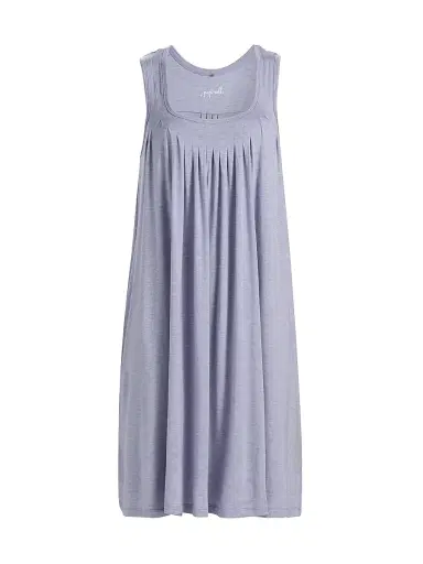Papinelle Women's Kate Pintuck Nightie - Soft Lavender - Size Large | Thumbnail 1 Papinelle Women's Kate Pintuck Nightie - Soft Lavender - Size Large | Thumbnail 1