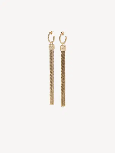 Balmain Brass tassel earrings | Thumbnail 3 Balmain Brass tassel earrings | Thumbnail 3