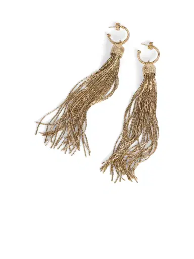 Balmain Brass tassel earrings | Thumbnail 1 Balmain Brass tassel earrings | Thumbnail 1