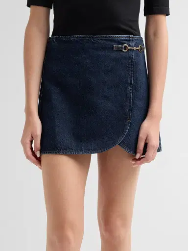 PAIGE Women's Montanna Denim Mini Skirt - La Mirada | Thumbnail 5 PAIGE Women's Montanna Denim Mini Skirt - La Mirada | Thumbnail 5