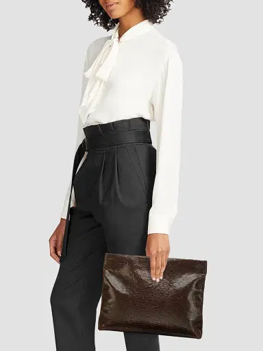 Nili Lotan Women's Jerry Leather Clutch | Thumbnail 2 Nili Lotan Women's Jerry Leather Clutch | Thumbnail 2