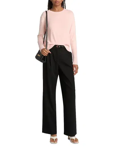 Guest In Residence Women's Rib-Knit Cotton-Blend Sweater - Sprinkle | Thumbnail 2 Guest In Residence Women's Rib-Knit Cotton-Blend Sweater - Sprinkle | Thumbnail 2