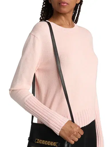 Guest In Residence Women's Rib-Knit Cotton-Blend Sweater - Sprinkle | Thumbnail 6 Guest In Residence Women's Rib-Knit Cotton-Blend Sweater - Sprinkle | Thumbnail 6