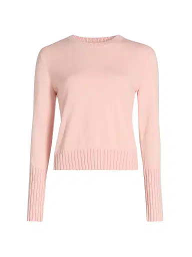 Guest In Residence Women's Rib-Knit Cotton-Blend Sweater - Sprinkle | Thumbnail 1 Guest In Residence Women's Rib-Knit Cotton-Blend Sweater - Sprinkle | Thumbnail 1
