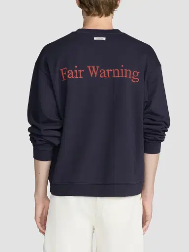 Frame Men's x Sotheby's Cotton Crewneck Sweatshirt - Navy Washed - Size XXL | Thumbnail 3 Frame Men's x Sotheby's Cotton Crewneck Sweatshirt - Navy Washed - Size XXL | Thumbnail 3