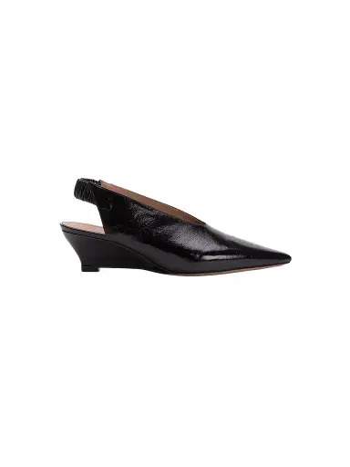 Odissì Women's Maria B Leather Slingback Pumps - Black - Size 11 | Thumbnail 1 Odissì Women's Maria B Leather Slingback Pumps - Black - Size 11 | Thumbnail 1