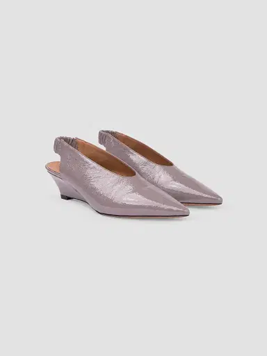 Odissì Women's Maria B Leather Slingback Pumps - Natural - Size 11 | Thumbnail 2 Odissì Women's Maria B Leather Slingback Pumps - Natural - Size 11 | Thumbnail 2