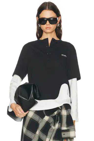 The Attico Layered Tee | Thumbnail 1 The Attico Layered Tee | Thumbnail 1