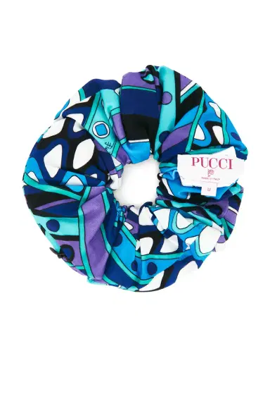 PUCCI Silk Twill Scrunchie | Thumbnail 2 PUCCI Silk Twill Scrunchie | Thumbnail 2