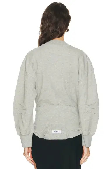 The Attico Fleece Tie Sweatshirt | Thumbnail 3 The Attico Fleece Tie Sweatshirt | Thumbnail 3