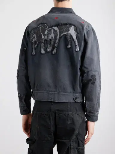 Enfants Riches Déprimés Chiens De Chasse Denim Jacket - Men | Thumbnail 4 Enfants Riches Déprimés Chiens De Chasse Denim Jacket - Men | Thumbnail 4