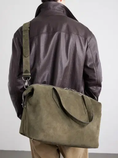 Métier Nomad All Day Suede Weekend Bag - Men | Thumbnail 3 Métier Nomad All Day Suede Weekend Bag - Men | Thumbnail 3