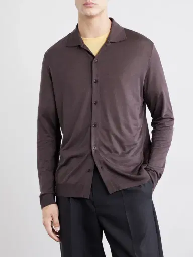 Altea Julius Lyocell and Cotton-Blend Jersey Shirt - Men | Thumbnail 3 Altea Julius Lyocell and Cotton-Blend Jersey Shirt - Men | Thumbnail 3