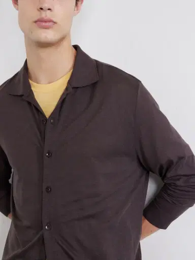 Altea Julius Lyocell and Cotton-Blend Jersey Shirt - Men | Thumbnail 5 Altea Julius Lyocell and Cotton-Blend Jersey Shirt - Men | Thumbnail 5