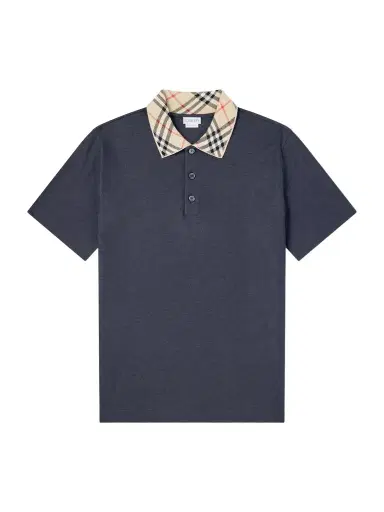 Burberry Checked Cotton-Piqué Polo Shirt - Men | Thumbnail 1 Burberry Checked Cotton-Piqué Polo Shirt - Men | Thumbnail 1