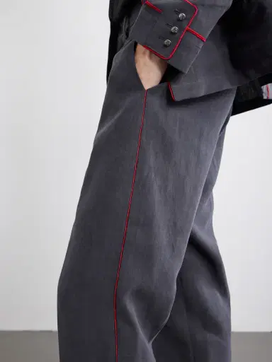Enfants Riches Déprimés Henri's Everyday Straight-Leg Linen Trousers - Men | Thumbnail 5 Enfants Riches Déprimés Henri's Everyday Straight-Leg Linen Trousers - Men | Thumbnail 5