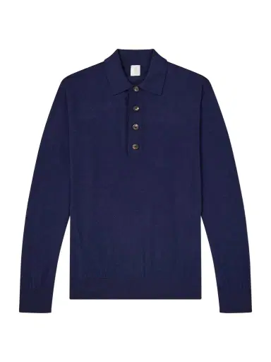 ELEVENTY Cotton and Cashmere-Blend Polo Shirt - Men | Thumbnail 1 ELEVENTY Cotton and Cashmere-Blend Polo Shirt - Men | Thumbnail 1