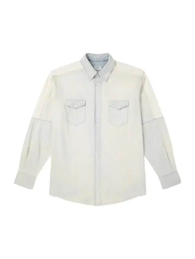 Washed Denim Shirt - Men Washed Denim Shirt - Men
