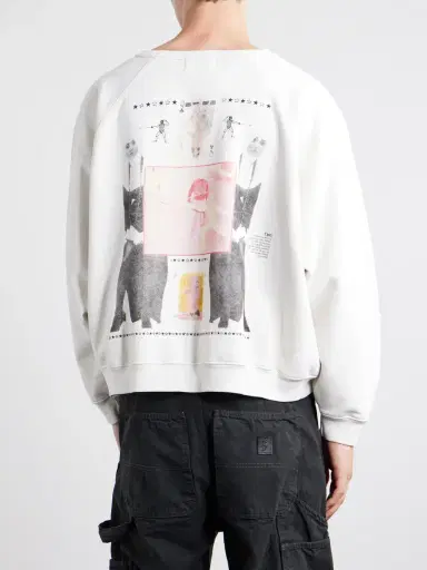 Enfants Riches Déprimés Boy Hurt in Duel Printed Cotton-Jersey Sweatshirt - Men | Thumbnail 4 Enfants Riches Déprimés Boy Hurt in Duel Printed Cotton-Jersey Sweatshirt - Men | Thumbnail 4