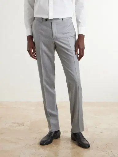Canali Straight-Leg Wool-Flannel Suit Trousers - Men | Thumbnail 3 Canali Straight-Leg Wool-Flannel Suit Trousers - Men | Thumbnail 3