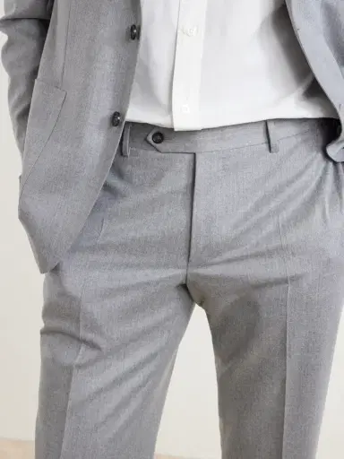 Canali Straight-Leg Wool-Flannel Suit Trousers - Men | Thumbnail 5 Canali Straight-Leg Wool-Flannel Suit Trousers - Men | Thumbnail 5