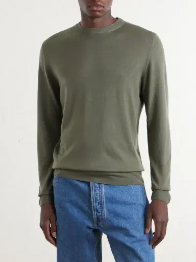 Canali Wool Sweater - Men | Thumbnail 3 Canali Wool Sweater - Men | Thumbnail 3