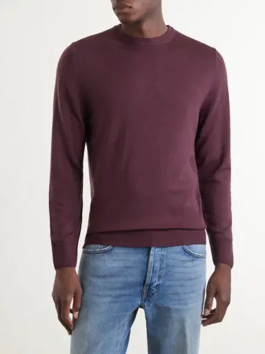 Canali Wool Sweater - Men | Thumbnail 3 Canali Wool Sweater - Men | Thumbnail 3