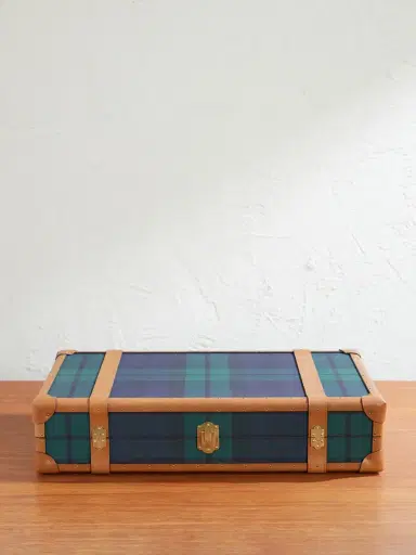 Ralph Lauren Home Sawyer Leather-Trimmed Checked Canvas Poker Set - Men | Thumbnail 3 Ralph Lauren Home Sawyer Leather-Trimmed Checked Canvas Poker Set - Men | Thumbnail 3