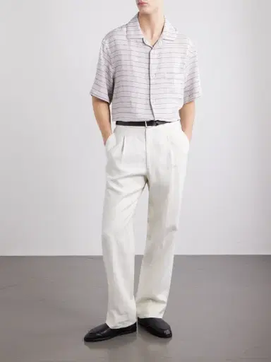 ELEVENTY Striped Linen Shirt - Men | Thumbnail 2 ELEVENTY Striped Linen Shirt - Men | Thumbnail 2
