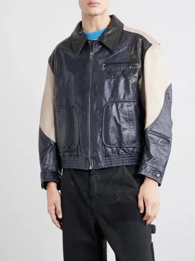 Enfants Riches Déprimés Combaittimento Leather Jacket - Men | Thumbnail 3 Enfants Riches Déprimés Combaittimento Leather Jacket - Men | Thumbnail 3