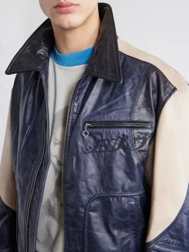 Enfants Riches Déprimés Combaittimento Leather Jacket - Men | Thumbnail 5 Enfants Riches Déprimés Combaittimento Leather Jacket - Men | Thumbnail 5