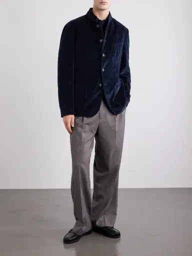 Massimo Alba Gstaad panelled Cotton-Velvet Jacket - Men | Thumbnail 2 Massimo Alba Gstaad panelled Cotton-Velvet Jacket - Men | Thumbnail 2
