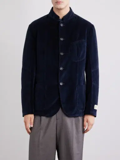 Massimo Alba Gstaad panelled Cotton-Velvet Jacket - Men | Thumbnail 3 Massimo Alba Gstaad panelled Cotton-Velvet Jacket - Men | Thumbnail 3