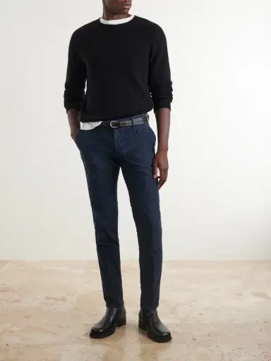 Slowear Straight-Leg Stretch-Cotton Trousers - Men | Thumbnail 2 Slowear Straight-Leg Stretch-Cotton Trousers - Men | Thumbnail 2