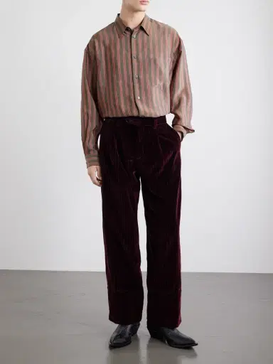Enfants Riches Déprimés Henri's Everyday Striped Cupro Shirt - Men | Thumbnail 2 Enfants Riches Déprimés Henri's Everyday Striped Cupro Shirt - Men | Thumbnail 2