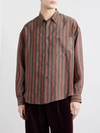 Enfants Riches Déprimés Henri's Everyday Striped Cupro Shirt - Men | Thumbnail 3 Enfants Riches Déprimés Henri's Everyday Striped Cupro Shirt - Men | Thumbnail 3