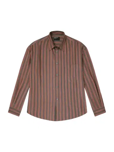 Enfants Riches Déprimés Henri's Everyday Striped Cupro Shirt - Men | Thumbnail 1 Enfants Riches Déprimés Henri's Everyday Striped Cupro Shirt - Men | Thumbnail 1