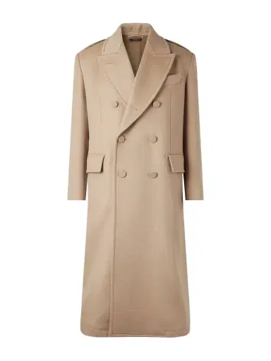 Tom Ford Double-Breasted Wool and Cashmere-Blend Coat - Men | Thumbnail 1 Tom Ford Double-Breasted Wool and Cashmere-Blend Coat - Men | Thumbnail 1
