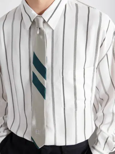 Enfants Riches Déprimés Henri's Everyday Striped Silk-Blend Satin Shirt - Men | Thumbnail 5 Enfants Riches Déprimés Henri's Everyday Striped Silk-Blend Satin Shirt - Men | Thumbnail 5
