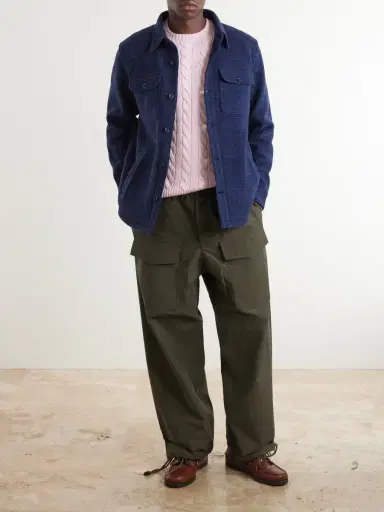 Polo Ralph Lauren Checked Wool-Blend Shirt - Men | Thumbnail 2 Polo Ralph Lauren Checked Wool-Blend Shirt - Men | Thumbnail 2
