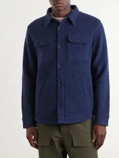 Polo Ralph Lauren Checked Wool-Blend Shirt - Men | Thumbnail 3 Polo Ralph Lauren Checked Wool-Blend Shirt - Men | Thumbnail 3