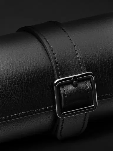Wolf Textured Watch and Jewellery Roll - Men | Thumbnail 4 Wolf Textured Watch and Jewellery Roll - Men | Thumbnail 4