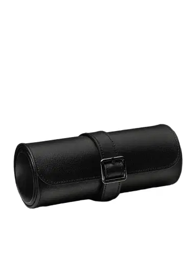 Wolf Textured Watch and Jewellery Roll - Men | Thumbnail 1 Wolf Textured Watch and Jewellery Roll - Men | Thumbnail 1