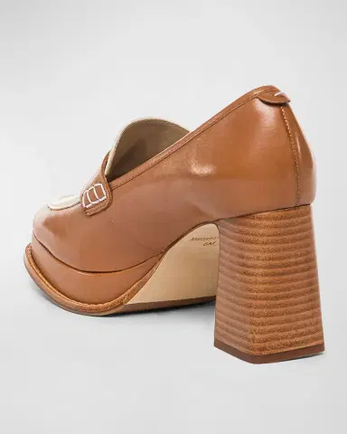 Bernardo Natalie Platform Loafer | Thumbnail 3 Bernardo Natalie Platform Loafer | Thumbnail 3